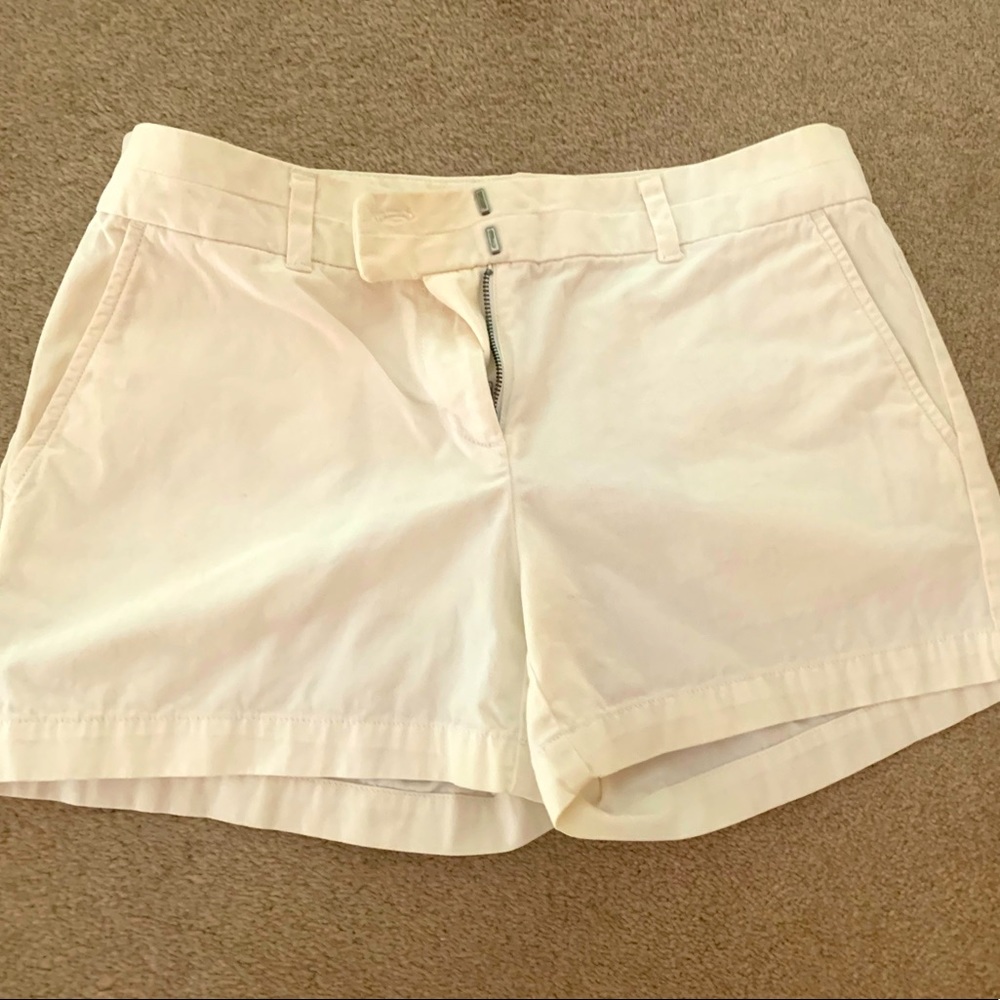 Loft White Shorts